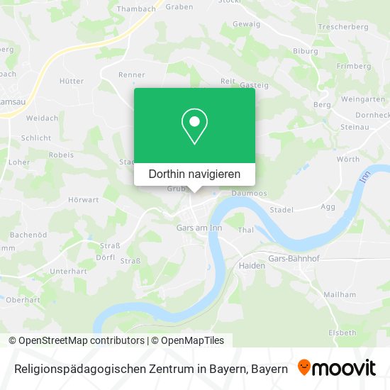 Religionspädagogischen Zentrum in Bayern Karte
