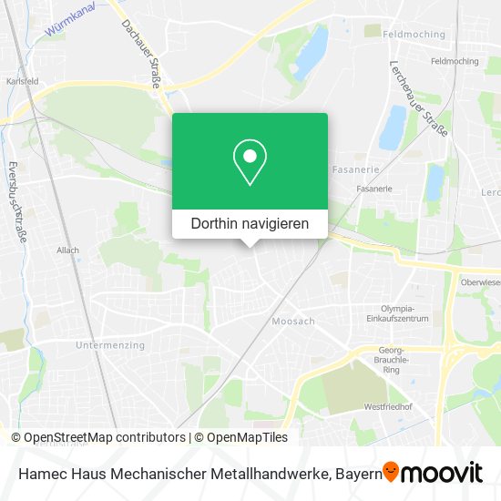 Hamec Haus Mechanischer Metallhandwerke Karte