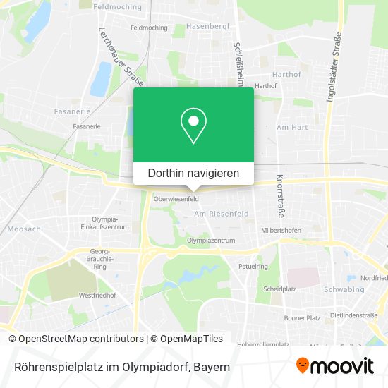Röhrenspielplatz im Olympiadorf Karte