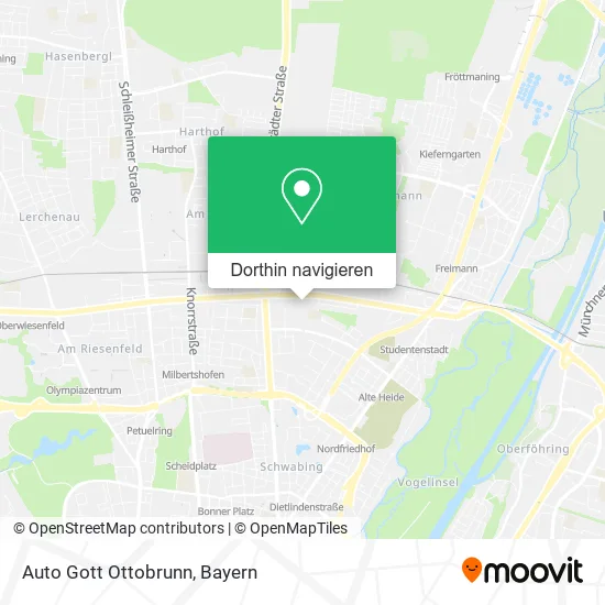 Auto Gott Ottobrunn Karte