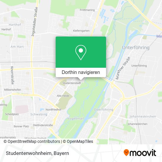 Studentenwohnheim Karte