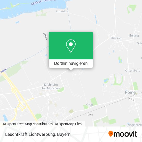 Leuchtkraft Lichtwerbung Karte