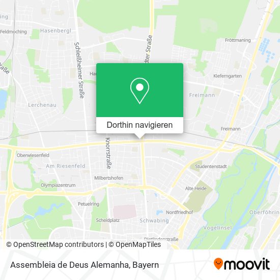 Assembleia de Deus Alemanha Karte