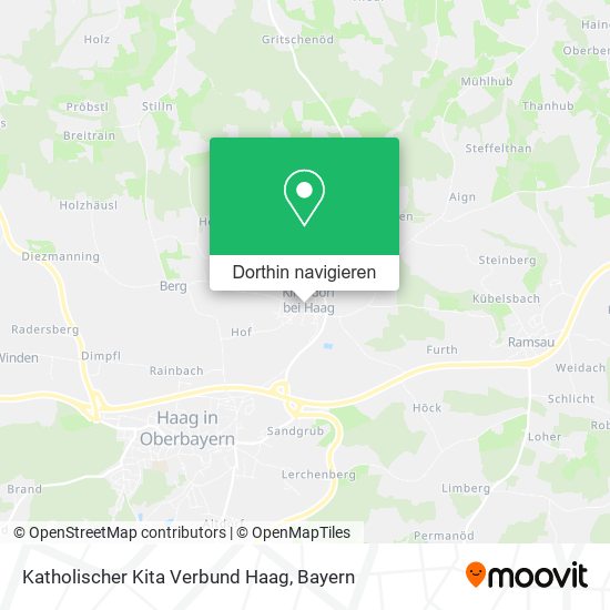 Katholischer Kita Verbund Haag Karte