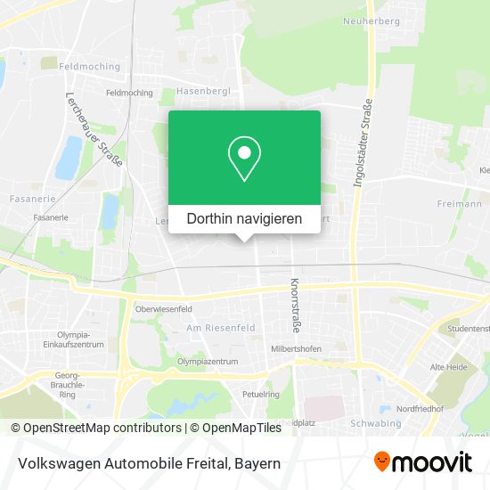 Volkswagen Automobile Freital Karte