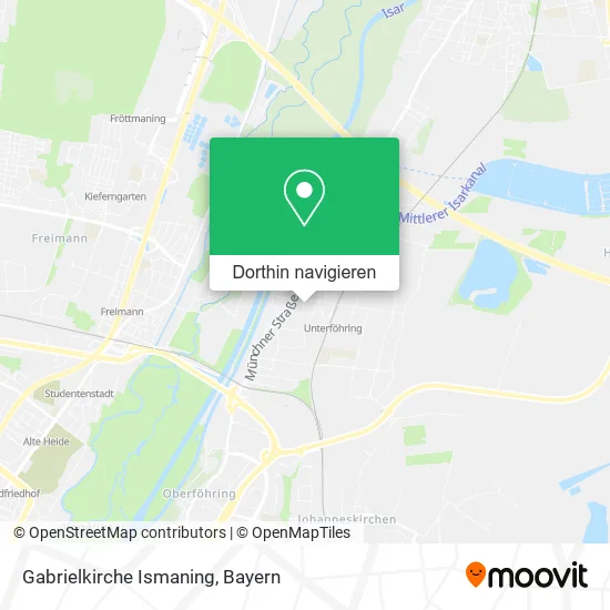 Gabrielkirche Ismaning Karte