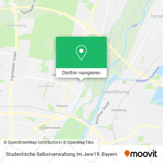 Studentische Selbstverwaltung im Jww19 Karte