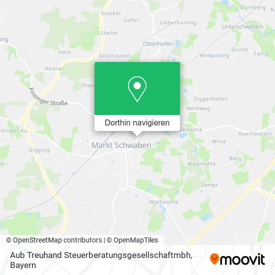Aub Treuhand Steuerberatungsgesellschaftmbh Karte