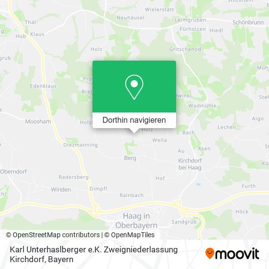 Karl Unterhaslberger e.K. Zweigniederlassung Kirchdorf Karte