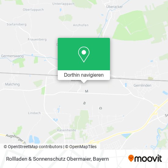 Rollladen & Sonnenschutz Obermaier Karte