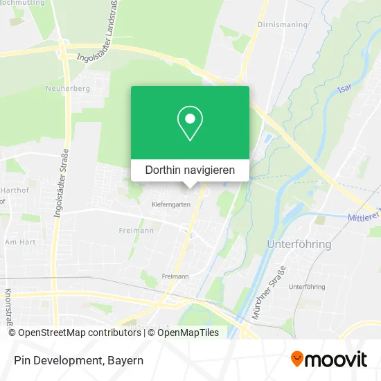 Pin Development Karte