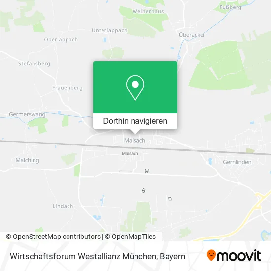 Wirtschaftsforum Westallianz München Karte