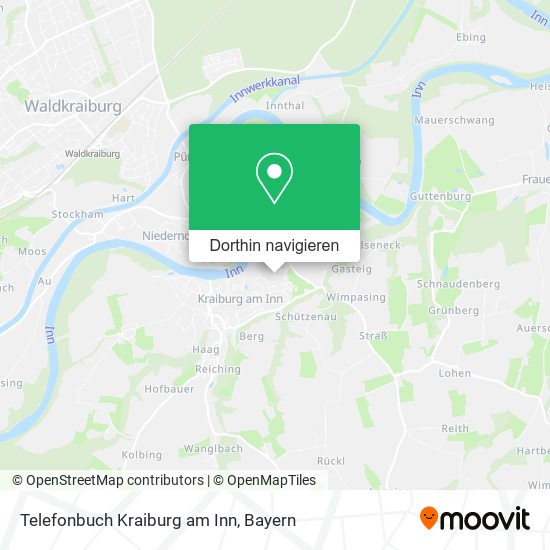 Telefonbuch Kraiburg am Inn Karte