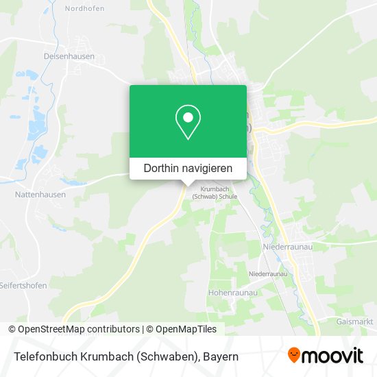 Telefonbuch Krumbach (Schwaben) Karte