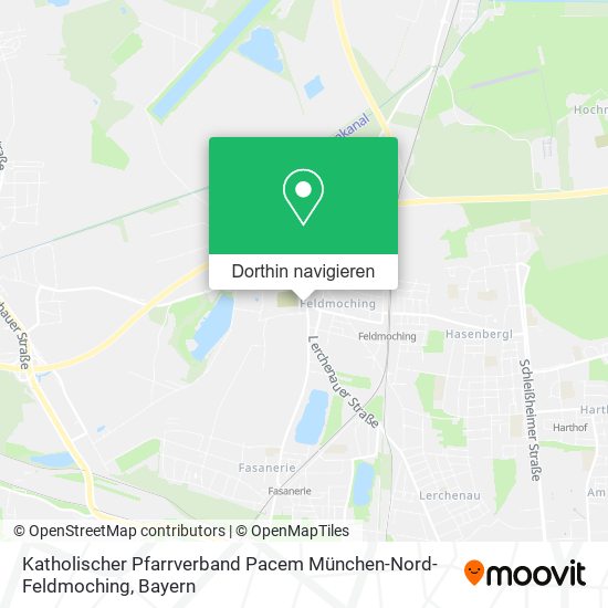 Katholischer Pfarrverband Pacem München-Nord-Feldmoching Karte