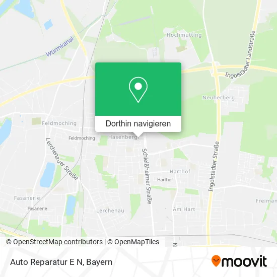 Auto Reparatur E N Karte