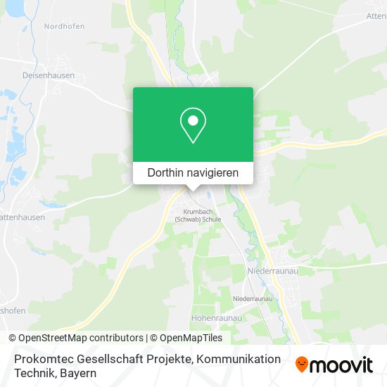 Prokomtec Gesellschaft Projekte, Kommunikation Technik Karte