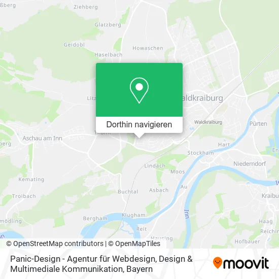 Panic-Design - Agentur für Webdesign, Design & Multimediale Kommunikation Karte