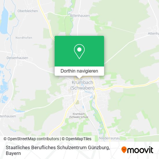 Staatliches Berufliches Schulzentrum Günzburg Karte