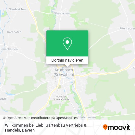 Willkommen bei Liebl Gartenbau Vertriebs & Handels Karte