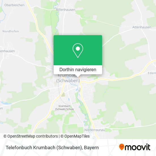 Telefonbuch Krumbach (Schwaben) Karte