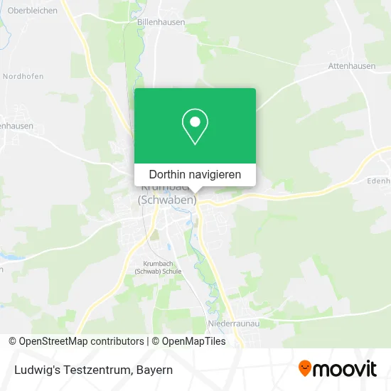 Ludwig's Testzentrum Karte