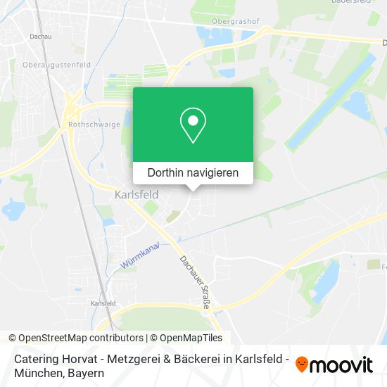 Catering Horvat - Metzgerei & Bäckerei in Karlsfeld - München Karte