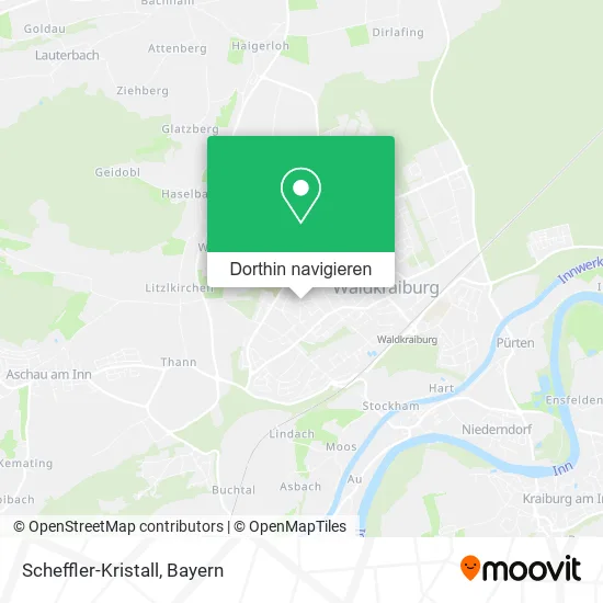 Scheffler-Kristall Karte