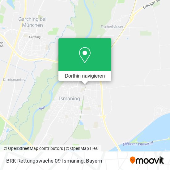 BRK Rettungswache 09 Ismaning Karte