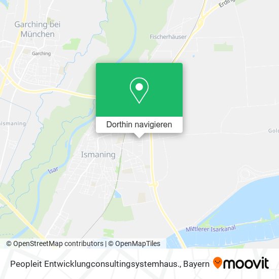 Peopleit Entwicklungconsultingsystemhaus. Karte