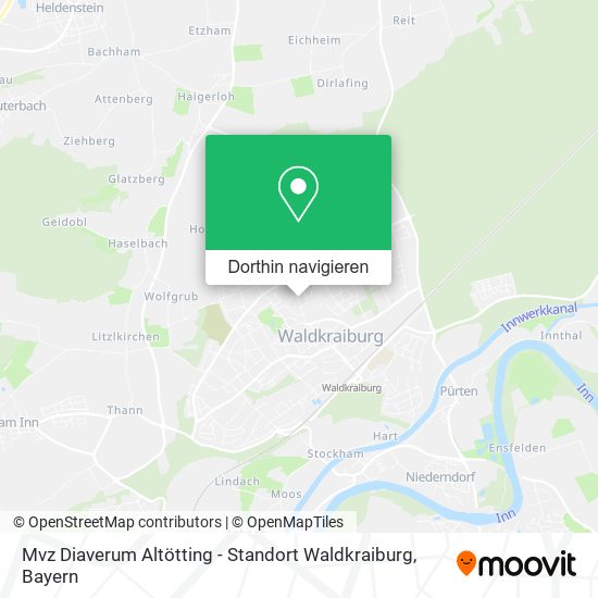 Mvz Diaverum Altötting - Standort Waldkraiburg Karte