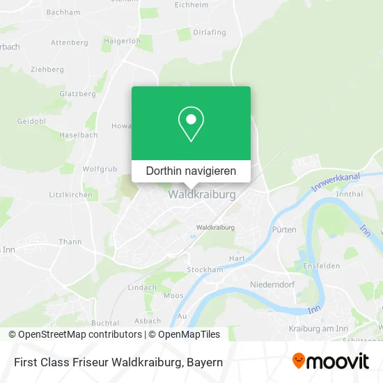 First Class Friseur Waldkraiburg Karte