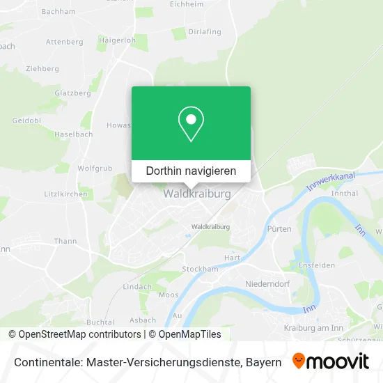 Continentale: Master-Versicherungsdienste Karte