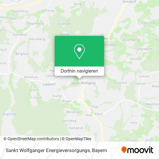 Sankt Wolfganger Energieversorgungs Karte