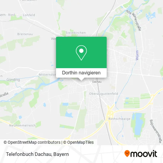 Telefonbuch Dachau Karte