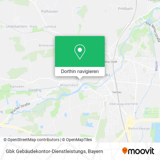 Gbk Gebäudekontor-Dienstleistungs Karte