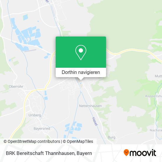 BRK Bereitschaft Thannhausen Karte