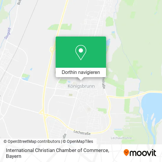 International Christian Chamber of Commerce Karte