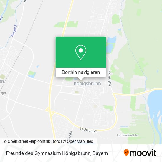 Freunde des Gymnasium Königsbrunn Karte