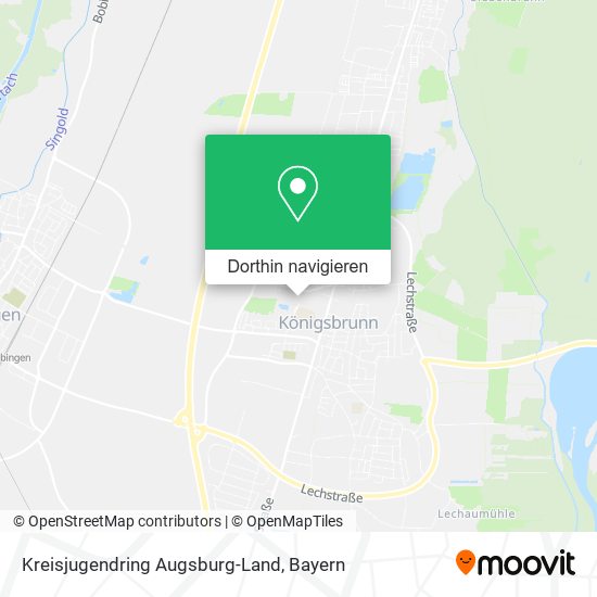 Kreisjugendring Augsburg-Land Karte