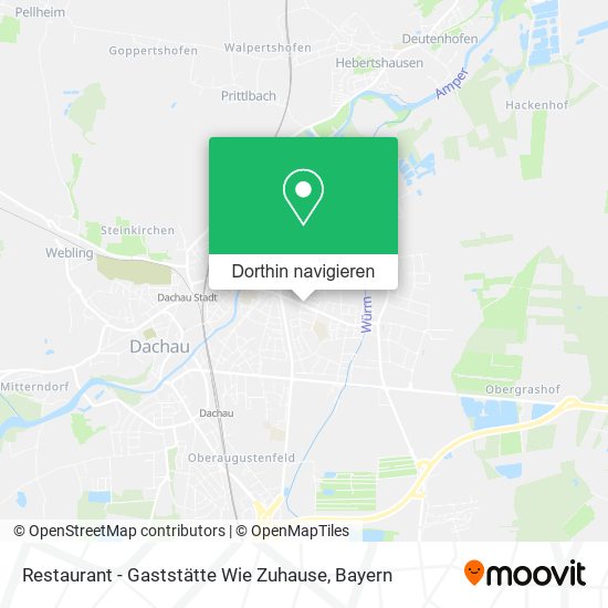 Restaurant - Gaststätte Wie Zuhause Karte