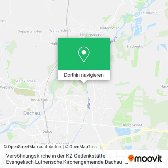 Versöhnungskirche in der KZ-Gedenkstätte - Evangelisch-Lutherische Kirchengemeinde Dachau - Gnadenk Karte