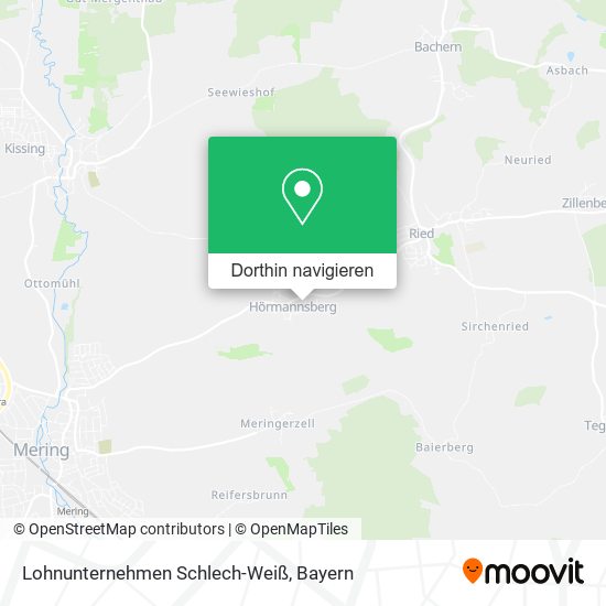 Lohnunternehmen Schlech-Weiß Karte