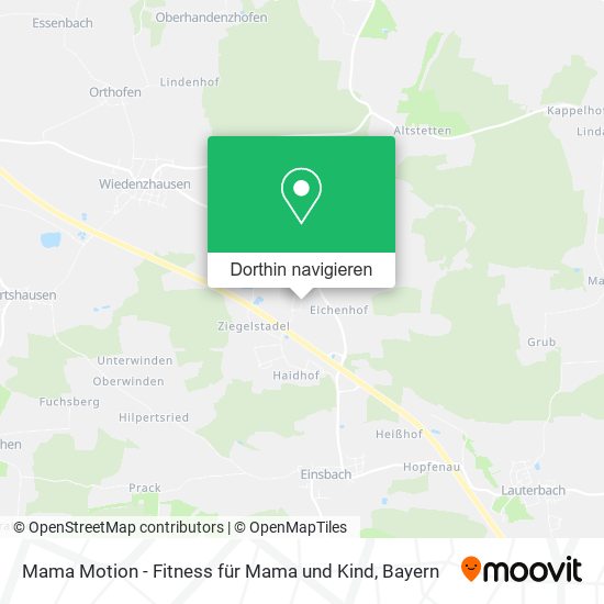 Mama Motion - Fitness für Mama und Kind Karte