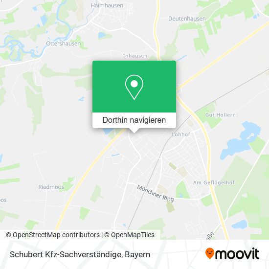 Schubert Kfz-Sachverständige Karte