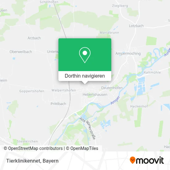 Tierklinikennet Karte