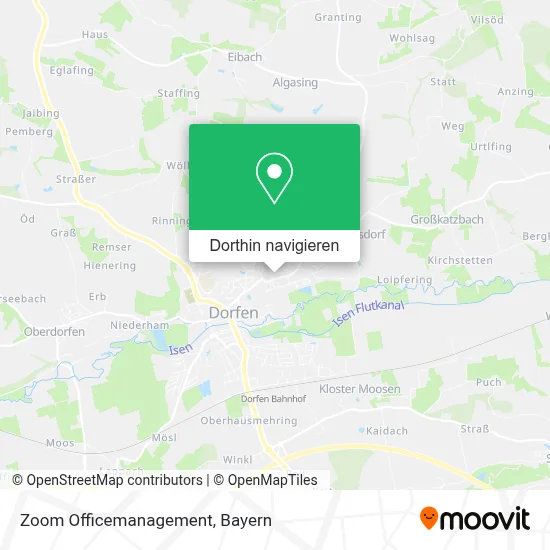 Zoom Officemanagement Karte
