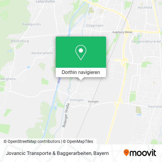 Jovancic Transporte & Baggerarbeiten Karte