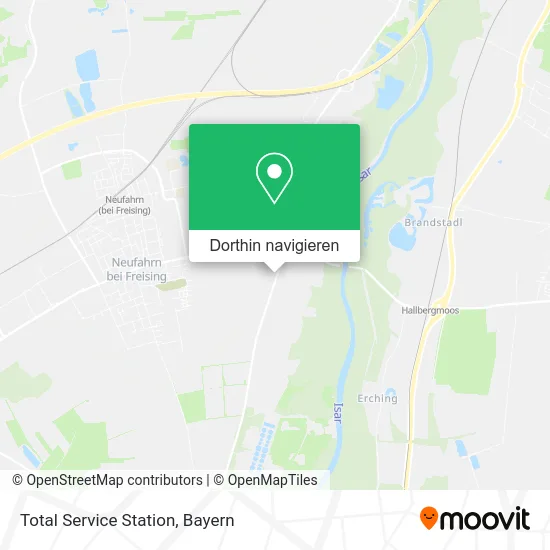 Total Service Station Karte