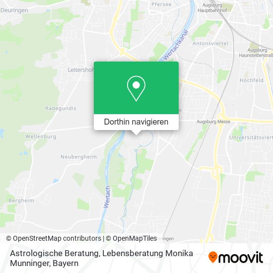 Astrologische Beratung, Lebensberatung Monika Munninger Karte